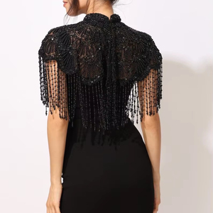 Factory Price Embroidery Mesh Hanging Bead Piece Lace <b>Sequin</b> Fabric Tassel Fringe for Women's Beach <b>Skirt</b> - Product Image 1