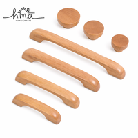 Poignées et boutons carrés en bois massif – Design moderne pour commodes, armoires et tiroirs d'école – Écologiques et durables
