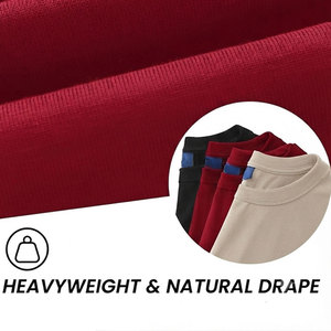T-shirts de sport pour hommes de couleur rouge magnifique, surdimensionnés, respirants, confortables, durables, en polyester, personnalisables - Product Image 6
