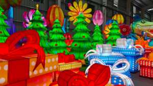 ไฟประดับคริสต์มาสขนาดใหญ่สำหรับกลางแจ้ง ไฟประดับสวนสัตว์ งานแสดงโคมไฟ งานแสดงแสงสีเสียงดนตรี ผู้ผลิตงานตกแต่งตามสั่ง - Product Image 4