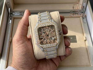 Best Quality Mossinate Luxury Stainless Steel Gold and Silver Diamond <b>Watch</b> High End Timepiece with Water Resistant Features - Product Image 5