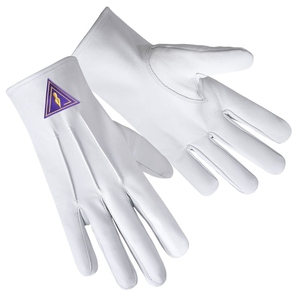 Guantes de Cuero Genuino al por Mayor con Parche Morado y Logotipo Personalizado Disponible - Product Image 2