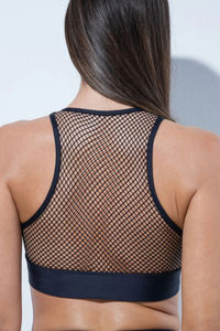Ropa de verano para espectáculos de pole dance para mujer, top de cuello alto, cintura alta, ligera, elástica, servicio OEM, personalizable. - Product Image 2