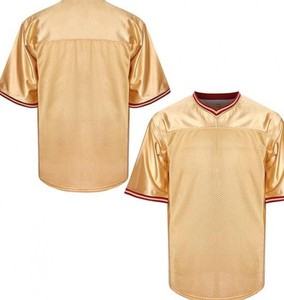 Maillot de football unisexe à col en V et manches courtes, imprimé en 3D, logo personnalisé, couleur unie, maille respirante en polyester, toutes saisons, coupe classique - Product Image 4