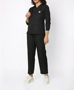 Uniformes de Hospital Modernos para Enfermeras, Esteticistas y Dentistas, Conjunto de Uniforme Unisex Tipo Jumpsuit, Verano, Poliéster y Spandex, Personalizables - Product Image 1