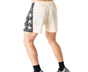 Shorts de basket personnalisés, broderie personnalisée et logo imprimé, shorts de basket en mesh pour hommes - Product Image 4