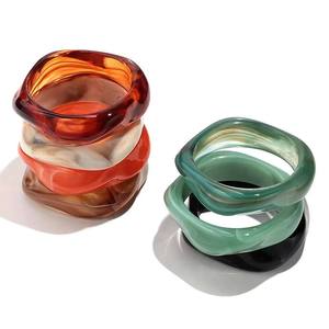 NOUSHAD ARTISANAT – Bracelet pour femme en résine écologique, fait main, thème ange, forme personnalisée, transparent, coloré, avec fleurs séchées - Product Image 3