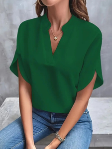 Blusa Holgada de Popelina para Mujer, Estilo Casual, con Botones, Manga Larga, para Verano, de Alta Calidad, con su Propio Logotipo - Product Image 3