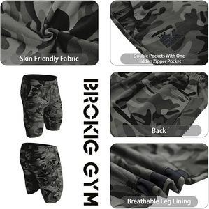 Pantalones Cortos Bermuda de Lona para Hombre, Estilo Urbano, 100% Algodón, Cintura Media, Cordón Ajustable, Secado Rápido, Bolsillos, Ropa Casual - Product Image 4