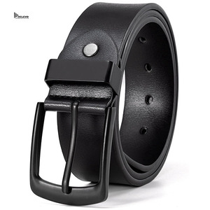 Ceinture pour homme classique, formelle, décontractée, tressée, largeur 2,5 cm, sangle réglable durable, couleur unie, pour tenue professionnelle, confortable pour un usage quotidien - Product Image 1
