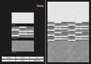 กระเบื้องพอร์ซเลนเคลือบเงาพรีเมียม ขนาด 300x600 มม. ออกแบบมาเพื่อการตกแต่งภายในสถาปัตยกรรมร่วมสมัยที่ต้องการความสะอาดตาและมีประสิทธิภาพในการสร้างภาพลักษณ์ - Product Image 2