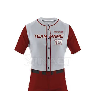 Uniformes de baseball au design élégant et tendance, disponibles en différentes couleurs, possibilité de créer votre propre uniforme de baseball avec votre propre marque. - Product Image 4