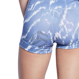 Shorts de yoga taille haute sans coutures à séchage rapide pour femme, effet push-up fessier, personnalisables pour le fitness, la gym et l'entraînement - Product Image 3