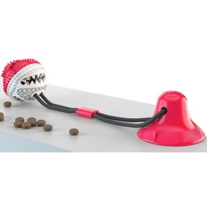 Giocattolo per Cani Grip N Play a Forma di Palla con Dispenser di Snack e Ventosa, Gioco Interattivo e di Movimento per Animali Domestici - Product Image 1
