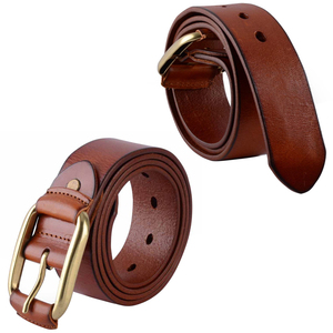 Cinturón de Cuero Genuino para Hombre, Hebilla Personalizada, Cinturón Casual de Vestir, Cinturón Ajustable al por Mayor, Accesorios de Moda para Uso Diario - Product Image 2