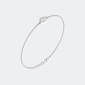 Bracelet stationné de diamants taille poire sertis clos, 0,70 carats au total - Product Image 3