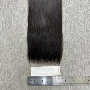 Perruque sans colle avec closure et frontal en dentelle HD – Cheveux humains vierges bruts alignés sur les cuticules, extensions capillaires naturelles de haute qualité - Product Image 5