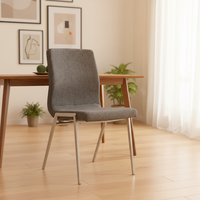 Chaises de salle à manger en métal au design moderne empilables, chaises de luxe pour restaurants, cafés, hôtels