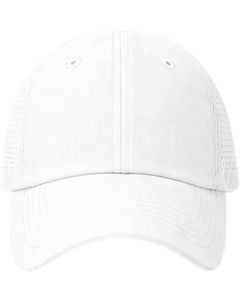 Casquette de baseball sportive respirante blanc pur, sangle réglable, légère, séchage rapide, pour course en extérieur, gym, usage décontracté, qualité supérieure - Product Image 1