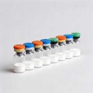ผงเซ็ตติ้งสไตล์ GHK Cu Peptide แบบขวด ความบริสุทธิ์สูง สีฟ้า สำหรับการวิจัยเครื่องสำอาง กระชับสัดส่วน จัดส่งรวดเร็ว - Product Image 1