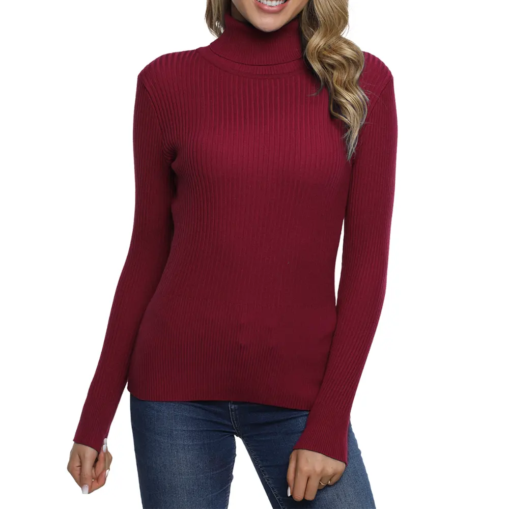 Abbigliamento sportivo Outdoor abbigliamento nuovo maglione girocollo invernale in maglia taglie forti Premium da donna