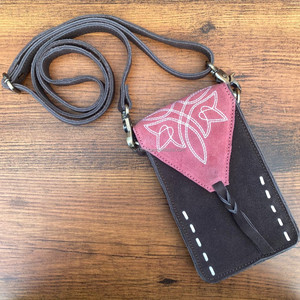 2024 nouveau Style Designer botte point daim cuir bandoulière téléphone portable sacs pour femmes personnalisé mode épaule téléphone portable sac - Product Image 3