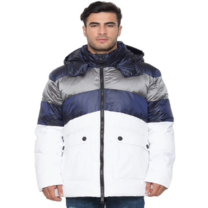 Blouson d'hiver matelassé pour homme avec fermeture éclair, nouvelle collection, en coton, grandes tailles, service OEM, doudoune gonflée - Product Image 1