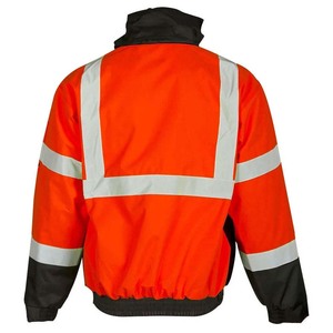 Chaquetas de Trabajo de Seguridad Reflectantes de Alta Visibilidad, Hechas a Medida con Algodón de Alta Calidad, Impermeables y con Protección contra el Frío, Venta al Por Mayor - Product Image 3