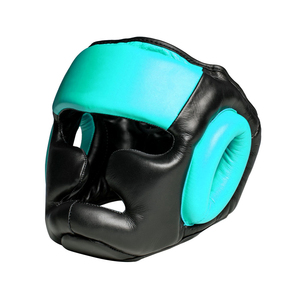 Men Women's Lightweight Comfortable Fighting Wear Leather <b>Head</b> Guards Customized Printed Made Leather EVA OEM Service Available - Product Image 2