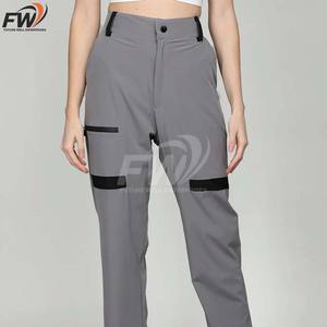 กางเกงคาร์โก้ผ้าฝ้าย 100% ราคาโรงงาน สำหรับทุกเพศ พิมพ์ลายได้ตามต้องการ สไตล์ฮิปฮอป ลายเรียบ มีกระเป๋าหลายช่อง สำหรับผู้ชาย - Product Image 1