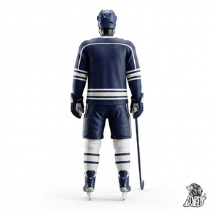 Uniforme de Hockey sobre Hielo para Hombre, Jersey de Alto Rendimiento, Pantalones Cortos, Calcetines, Conjunto de Entrenamiento, Ropa Deportiva Atlética Premium, Construcción Duradera - Product Image 3