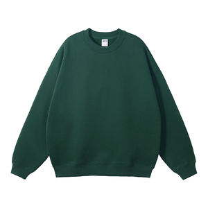 โรงงานผลิตเสื้อผ้าแบบขายส่ง OEM รับผลิตเสื้อสเวตเชิ้ตผ้าฝ้ายคอตตอนแบบคอกลม แบรนด์ส่วนตัว ผลิตจำนวนมาก - Product Image 1