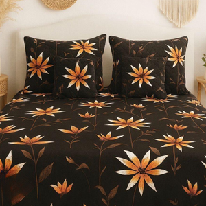 Ropa de Cama de Lujo Touch Grace para Elevar el Nivel de Su Dormitorio Diario |   Juego de Ropa de Cama de 5 Piezas, Tamaño Grande |   Fundas de Almohada Acolchadas con Cierre |   Cojines - Product Image 1