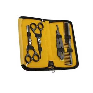 Morje Surgical – Kit professionnel de ciseaux à effiler les cheveux avec peignes, lames et poignées en acier inoxydable, pour droitiers, 28 - Product Image 4