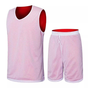 Uniformes Deportivos Reversibles 2 en 1 para Baloncesto, Camisetas Varsity en Blanco, 100% Poliéster Malla, Personalizables con Nombre y Número del Equipo, Proveedor Mayorista - Product Image 5