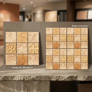 Carreaux de sol en céramique vitrifiée pour extérieur, garage, parking, caoutchouc, porcelaine, granit, usage intensif, design 16x16 pouces - Product Image 2