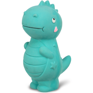 Juguete de Peluche para Perro con Sonido, Dinosaurio de 14 cm, Color Verde Azulado - Product Image 3