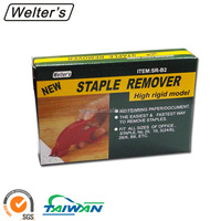 Pince à déclouer robuste Welter SR-02 de type ciseaux, haute rigidité, pour fournitures de bureau, en plastique PC/ABS, compatible avec plusieurs types de agrafes