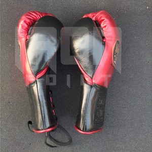 Guantes de Boxeo Profesionales Personalizables, Sin Boxeo No Hay Vida, con Cordones, Cuero Vacuno de Primera Calidad, Acolchado Grueso de 4 Capas, Gran Venta - Product Image 4