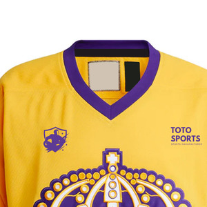 Camiseta de Hockey sobre Hielo Deportiva con Logotipo Personalizado, Tejido de Poliéster Sublimado de Alta Calidad, Transpirable, Cómodo y Ligero - Product Image 3