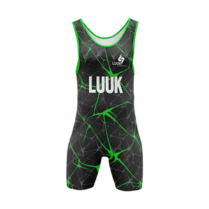 Traje de Una Pieza Personalizado para Artes Marciales Mixtas, Sublimado, Ajustado, de Secado Rápido, Unisex, para Adultos, Ropa de MMA, Singlet de Lucha Libre Americana - Product Image 5