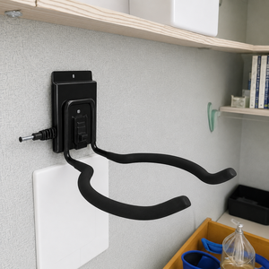 Multifunctional <b>Hook</b> Power Tool <b>Hook</b> Steel Wall Mount Holder for Drill Blower Chainsaw Storage Organizer <b>Black</b> GAPHKS007 - Product Image 1