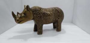 Figurine d'animal élégante en aluminium Art Déco, motif animal fait main, décoration de table, cadeau à prix avantageux - Product Image 2