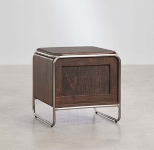 Buffet moderne minimaliste en bois avec structure métallique pour salon, meuble de rangement pour la maison - Product Image 1