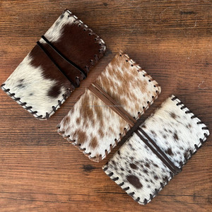 Pochette à tabac luxueuse en cuir de vachette 100% personnalisée en gros Pochettes en cuir véritable fait à la main pour fumer des herbes et rouler le tabac - Product Image 3