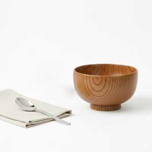 Tazón de Servir Artesanal WoodAura, Tazón de Madera Natural Hecho a Mano para Cocina Moderna, Comedor y Decoración del Hogar - Product Image 5