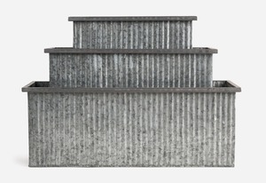 Maceta Galvanizada Elegante para Plantas Decorativas de Interior y Accesorios de Jardinería para el Hogar, Ideal para Exhibición - Product Image 6