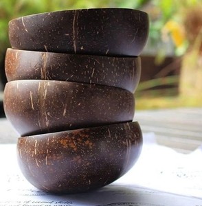 <b>Coconut</b> Bowl Premium Quality Eco Friendly Handmade Durable Polished Natural <b>Shell</b> Reusable Kitchen Serving Dining - Product Image 3