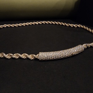 Cadena cubana de plata de ley 925 de diseño, estilo hip hop moderno, unisex, regalo, collar cubano de 8 mm con diamante cultivado en laboratorio - Product Image 2