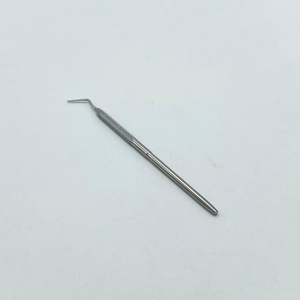 Herramienta de levantamiento de cejas de metal plateado KAAMIR INSTRUMENTS al por mayor, separador de pestañas de precisión con agarre acanalado, calidad profesional para salón - Product Image 1